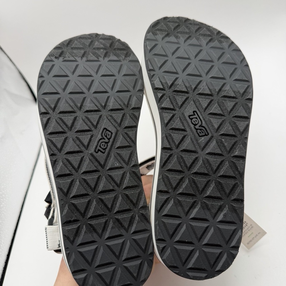 New TEVA Flatform Universal Women's Sandals Sz 8 White Navy Shoes 11008844 Aztec - Picture 10 of 10